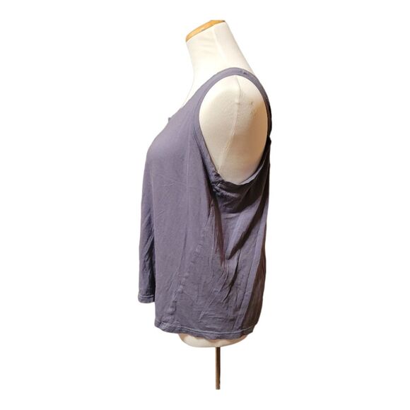 SUSINA Cinch Back Tank Top Blue Womens Size LP - Picture 3 of 6